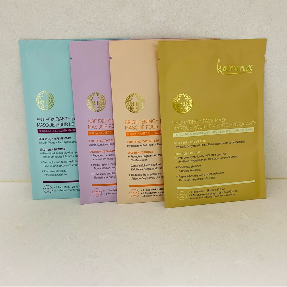 NWT Karuna Face Mask Bundle of Four Face masks